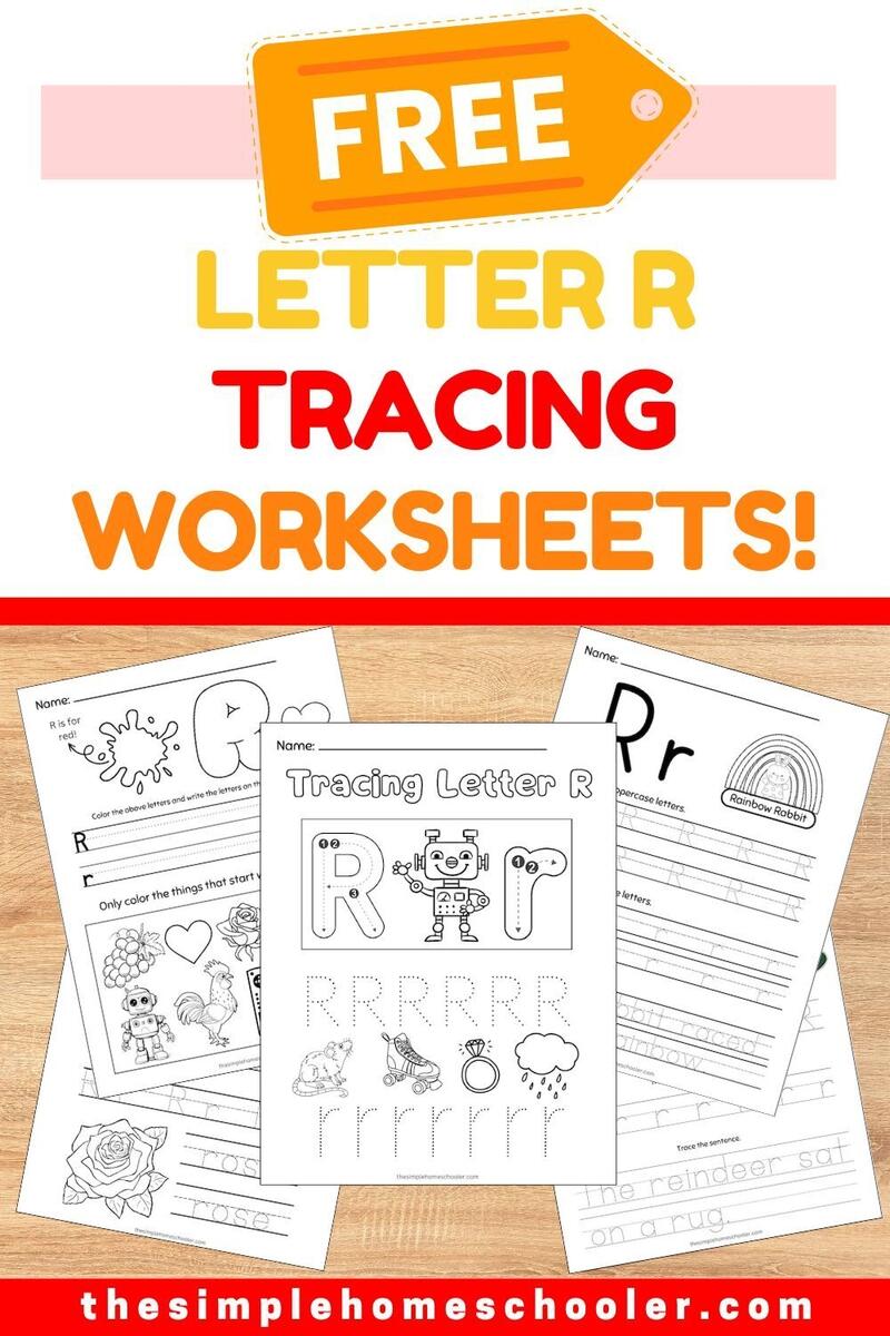 10 Free Letter R Tracing Worksheets Easy Print The Simple Homeschooler 10 Free Letter R Tracing Worksheets Easy Print The Simple Homeschooler
