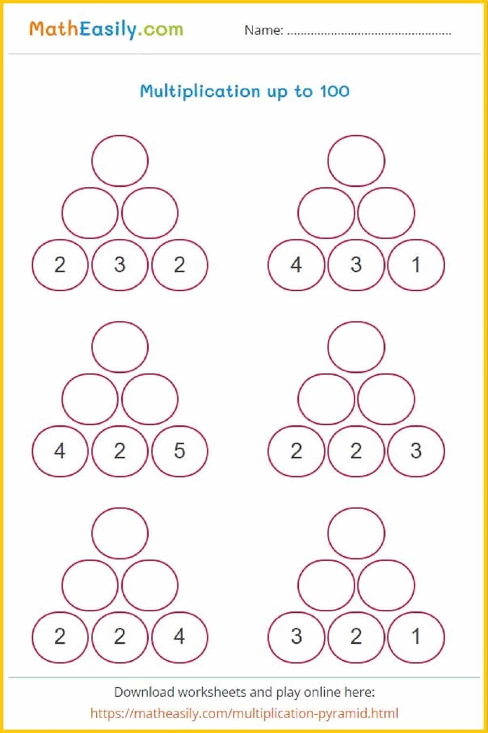 100 Free Math Games For Grade 3 ONLINE Printable
