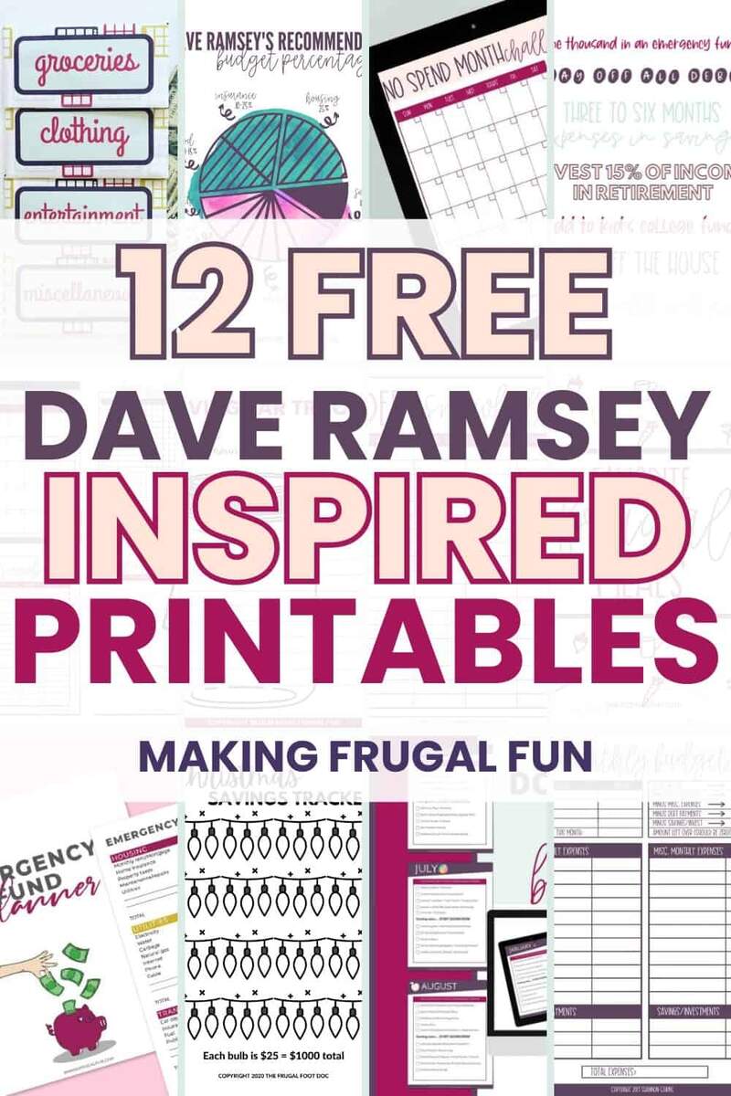 12 Free Dave Ramsey Baby Step Printables Making Frugal FUN Quick Start Guide To The Dave Ramsey Baby Steps W Printable PDF