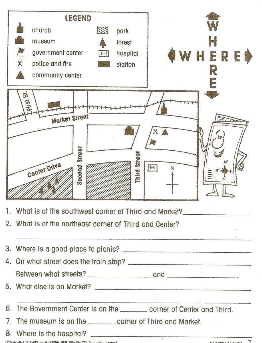 13 Map Skills Ideas Map Skills Map Social Studies