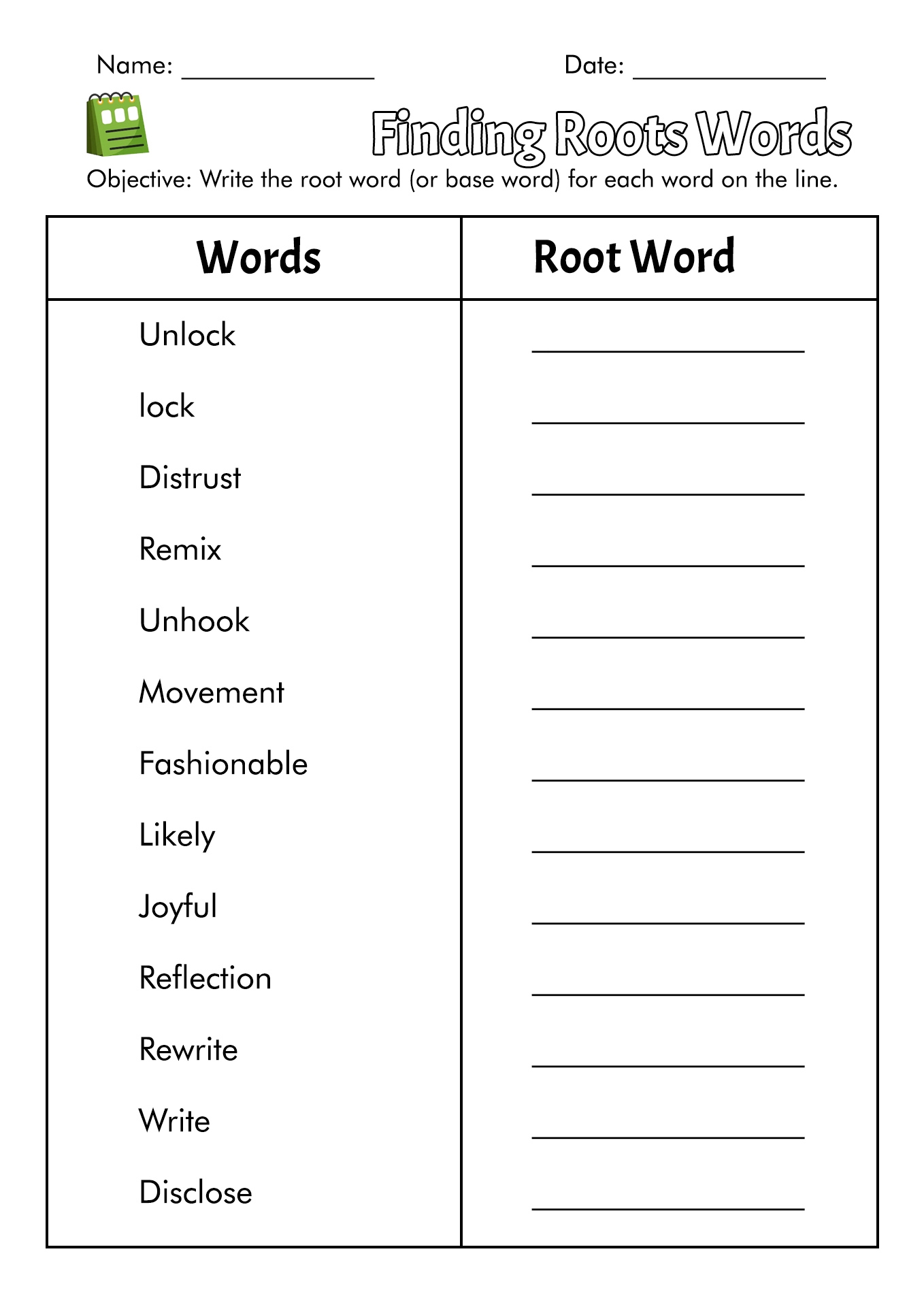 19 Free Printable Prefix Worksheets 4th Grade Free PDF At Worksheeto