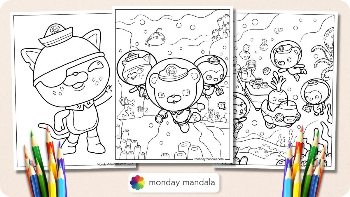 20 Octonauts Coloring Pages Free PDF Printables