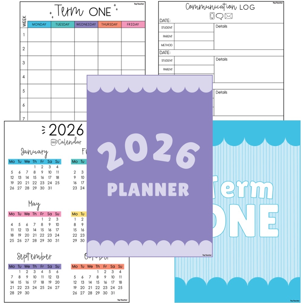 2026 Weekly Teacher Planner Pastel Top Teacher 2026 Weekly Teacher Planner Pastel Top Teacher
