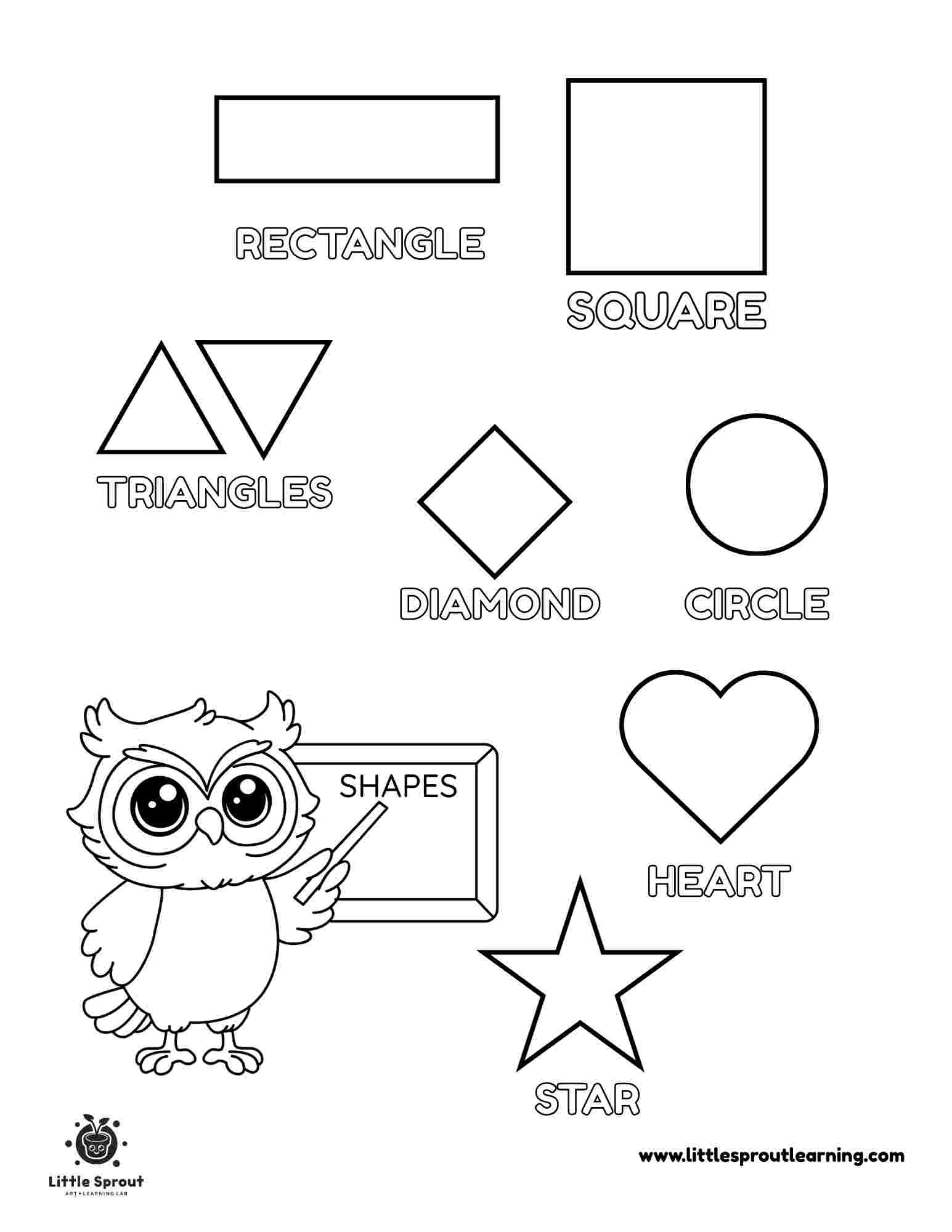 Shape Coloring Pages