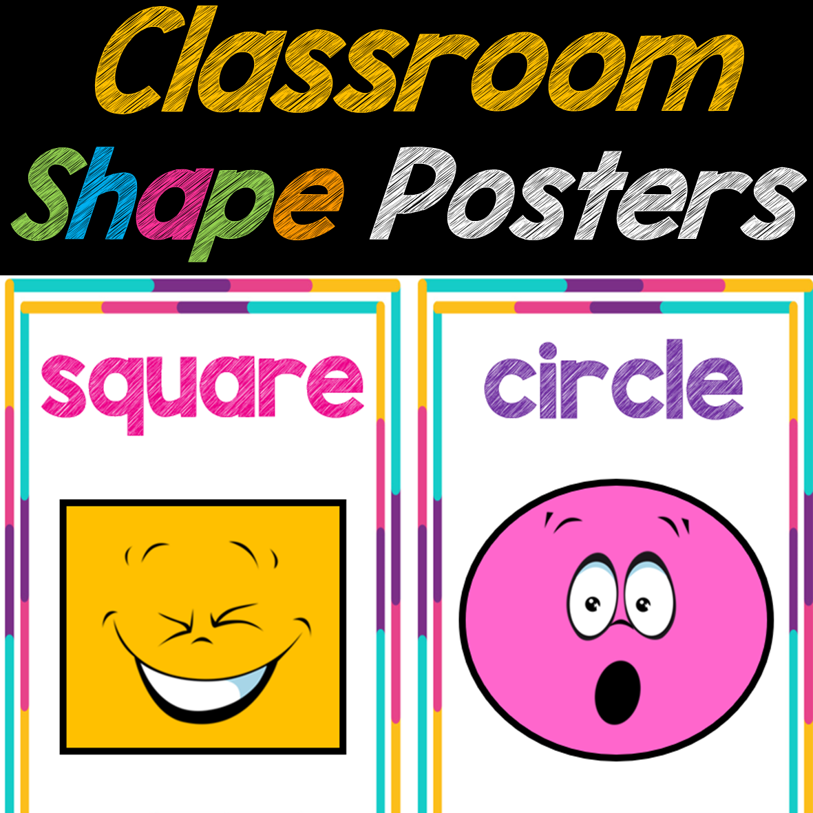 2D Shapes Posters For Classroom Decor Made By Teachers
