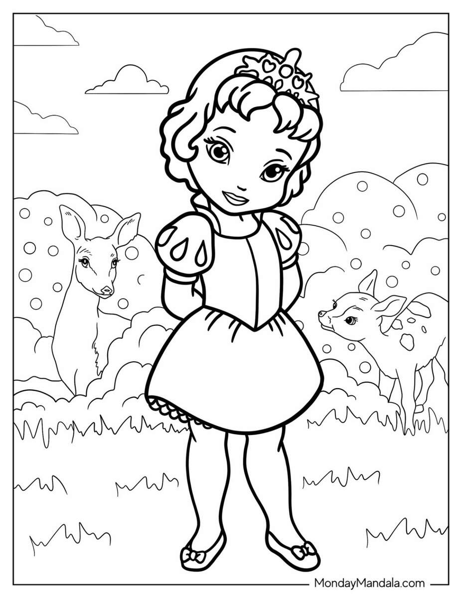 36 Disney Princess Coloring Pages Free PDF Printables 36 Disney Princess Coloring Pages Free PDF Printables