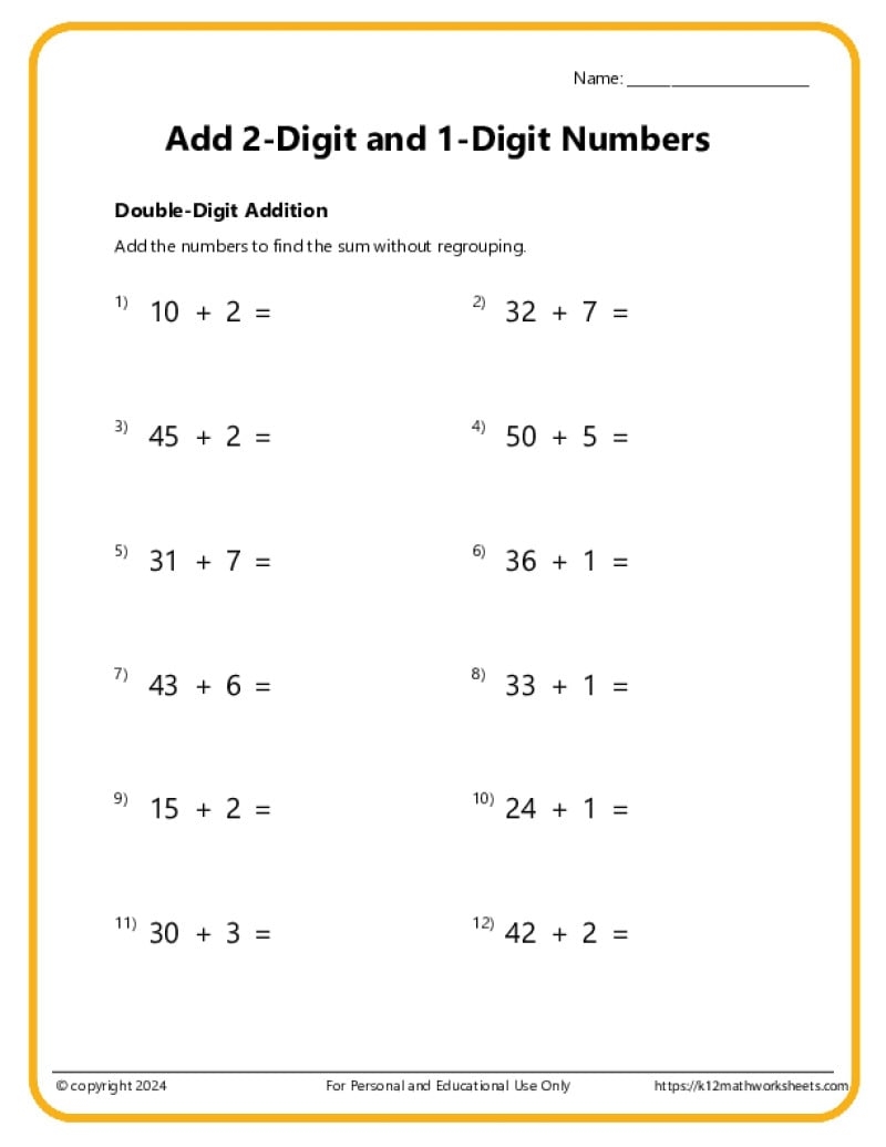 3rd Grade Addition Worksheets 3rd Grade Addition Worksheets