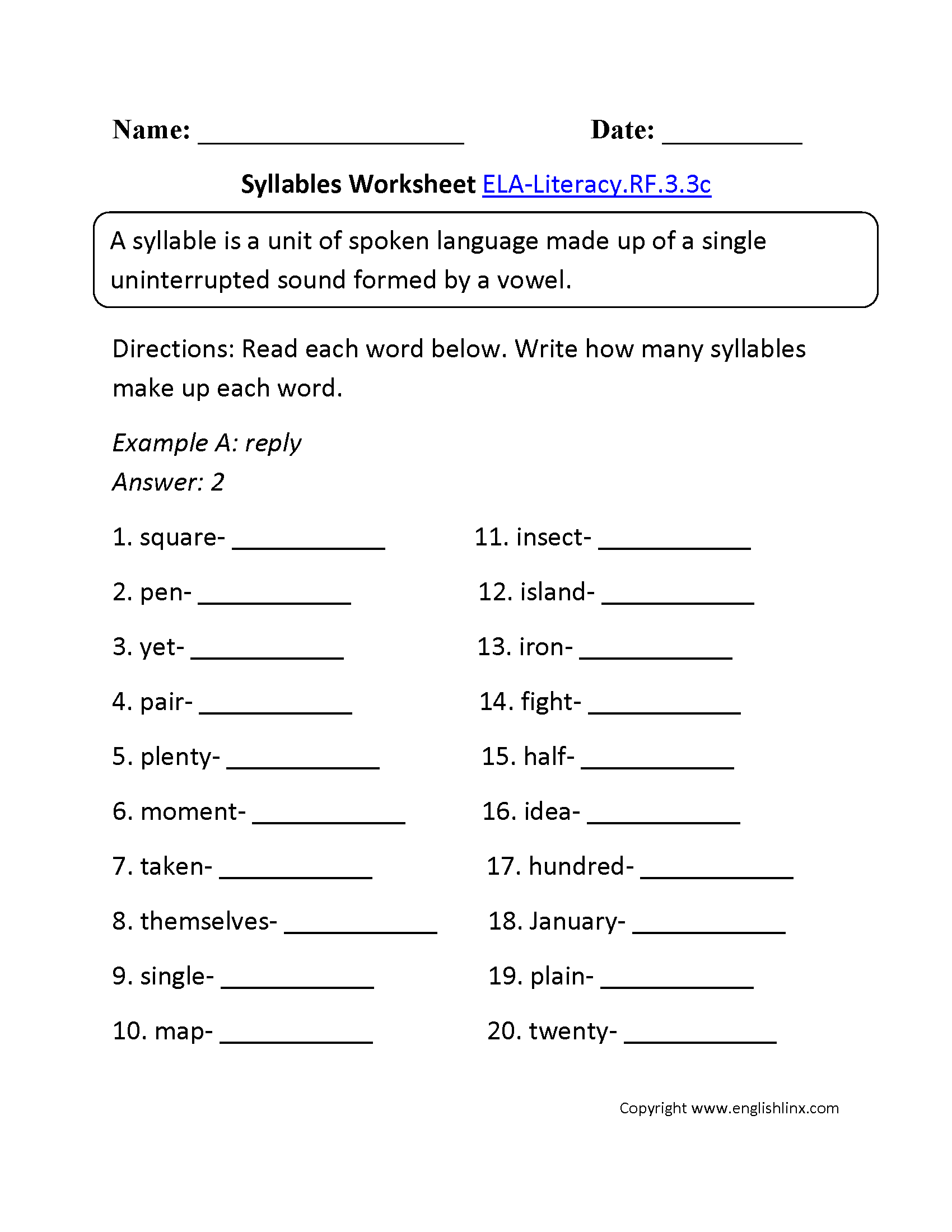 3rd Grade Common Core Reading Foundational Skills Worksheets Third Grade Reading Worksheets Improve Fluency Vocabulary