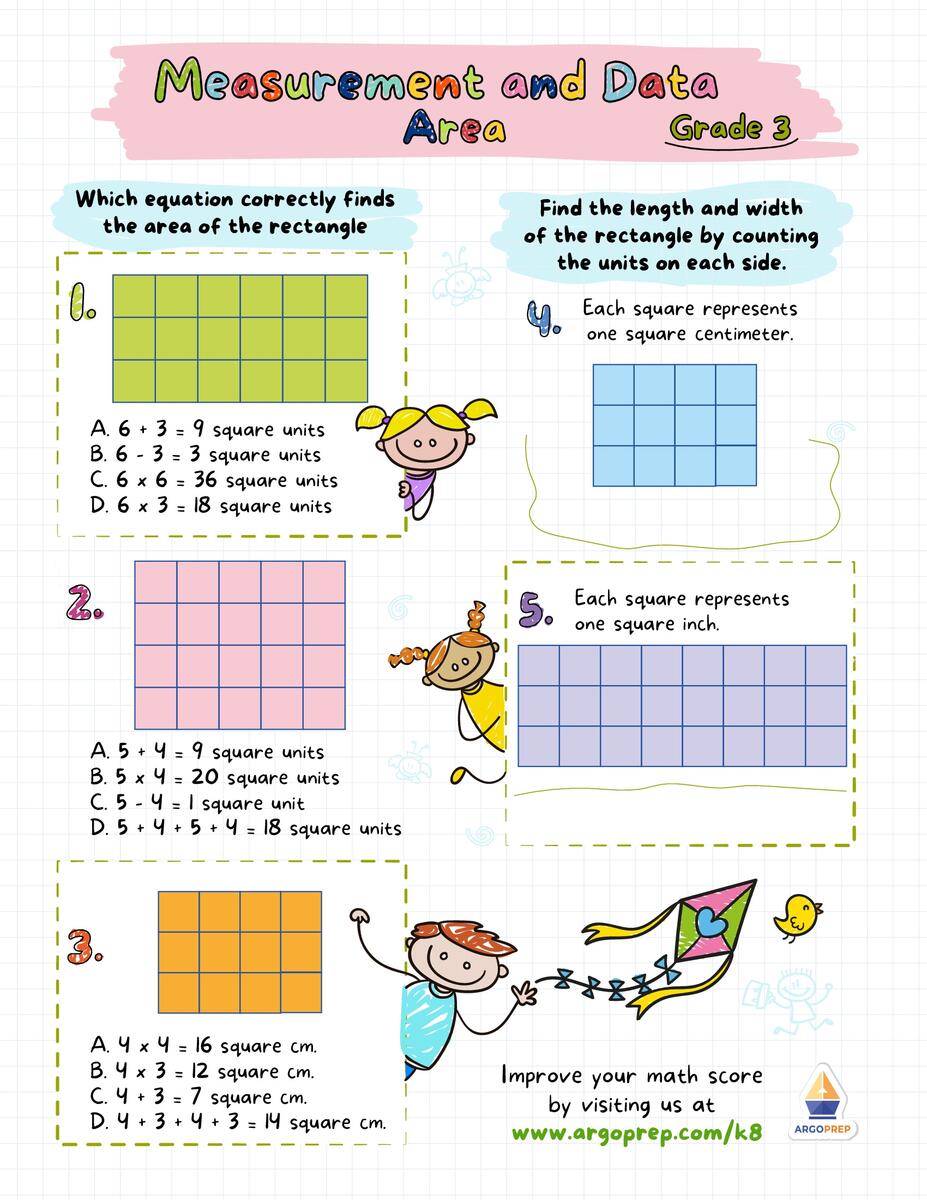 3rd Grade Math Measurement Worksheets For Free ArgoPrep