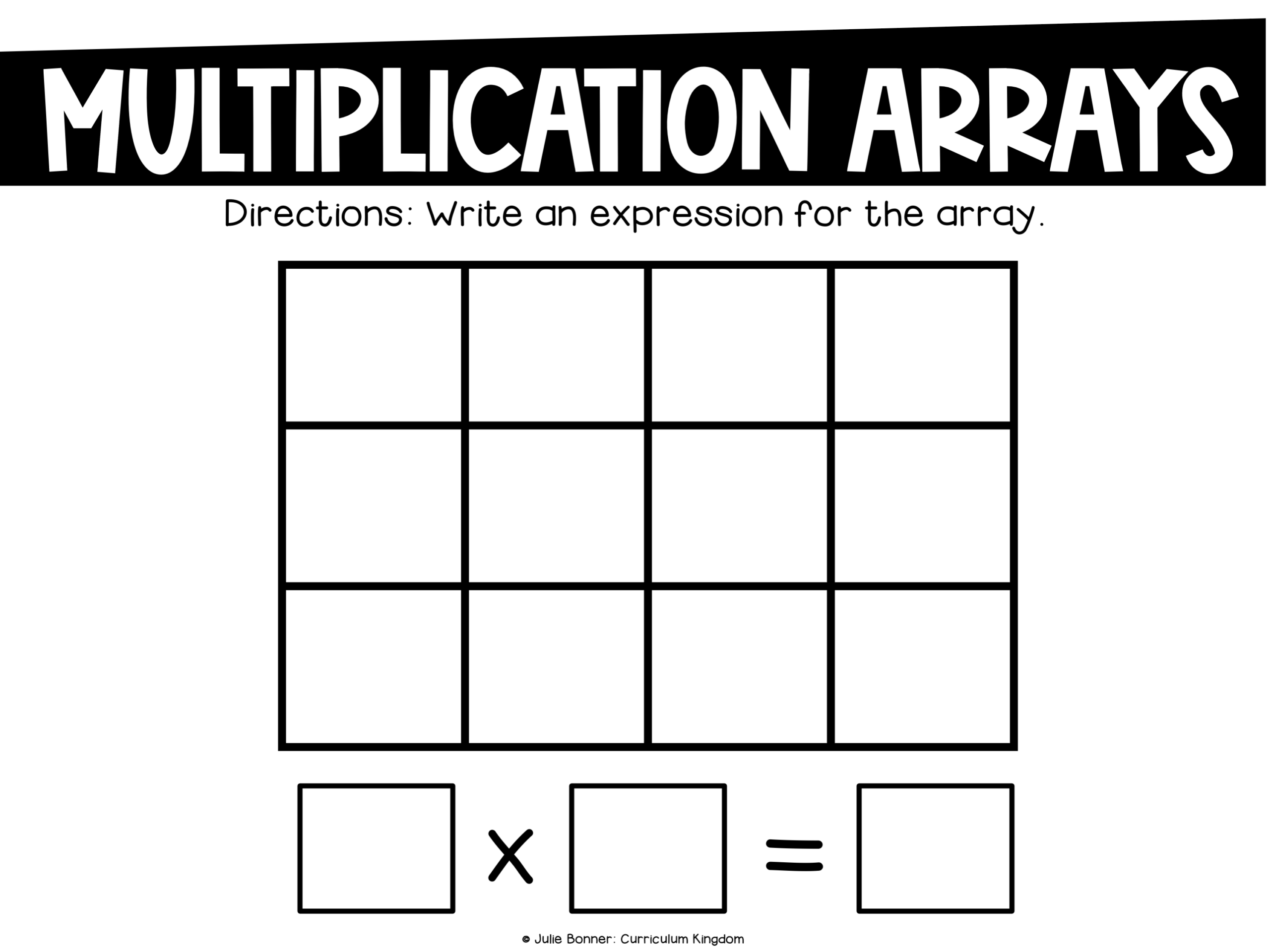 3rd Grade Multiplication Strategies Worksheets Or Exit Tickets 3 OA 1 Made By Teachers