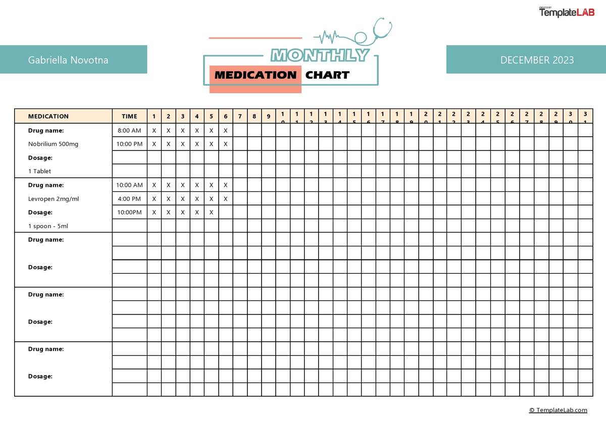 40 Great Medication Schedule Templates Medication Calendars Medication Tracker Printable Medicine Log For Nurses Carers Editable Medication Chart Vitamin List PDF Supplements Checklist Template Etsy