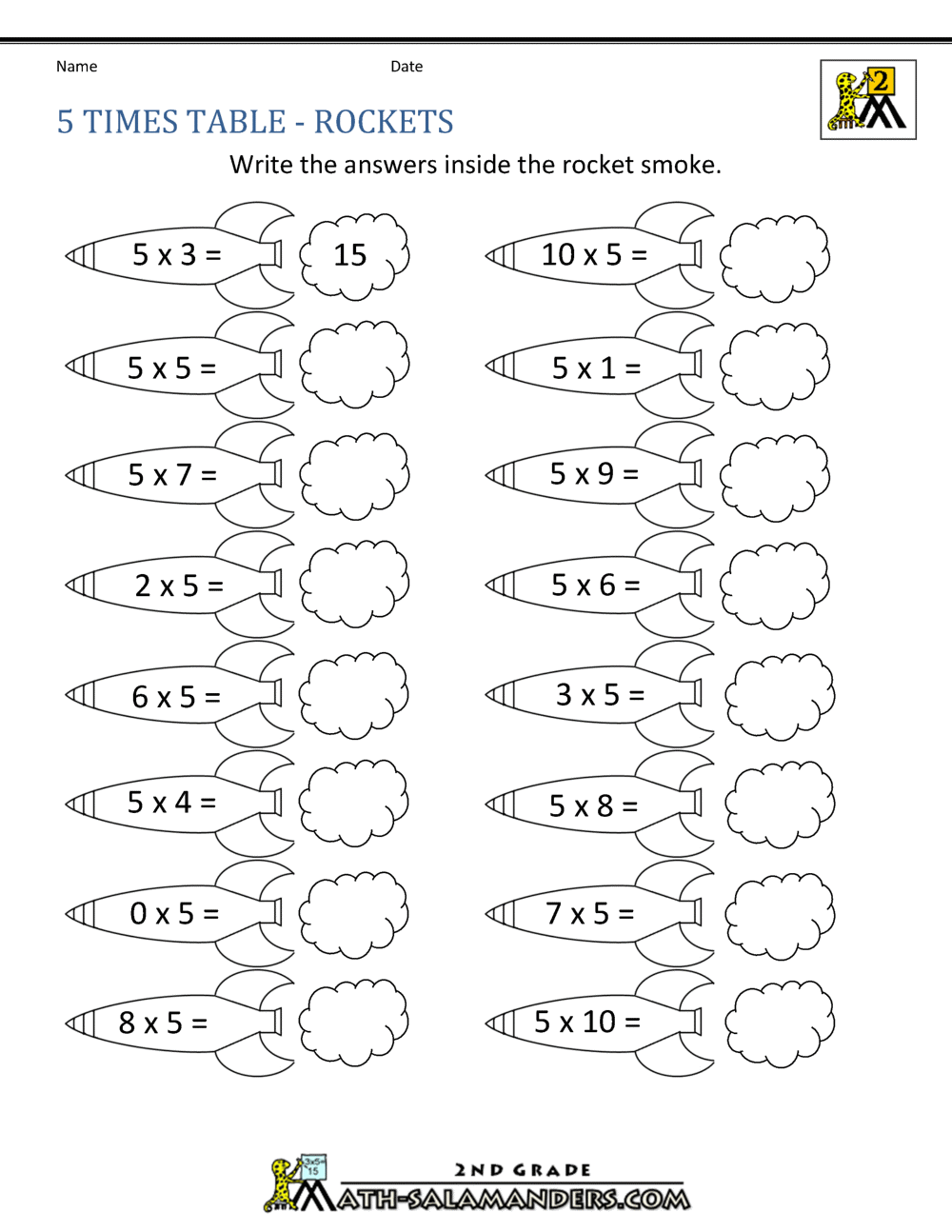 Multiplication Worksheets