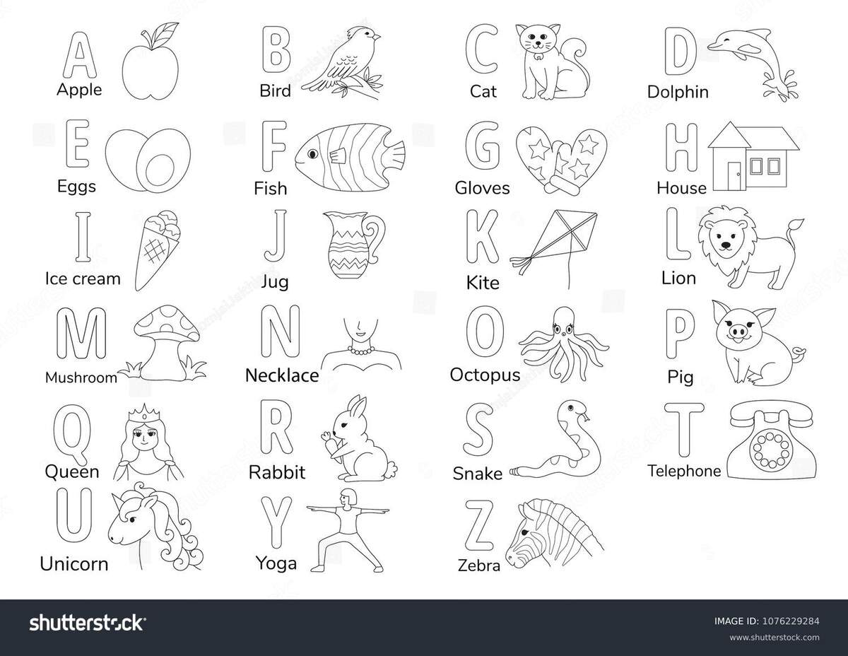 Alphabet Tracing Coloring Book Made By Teachers