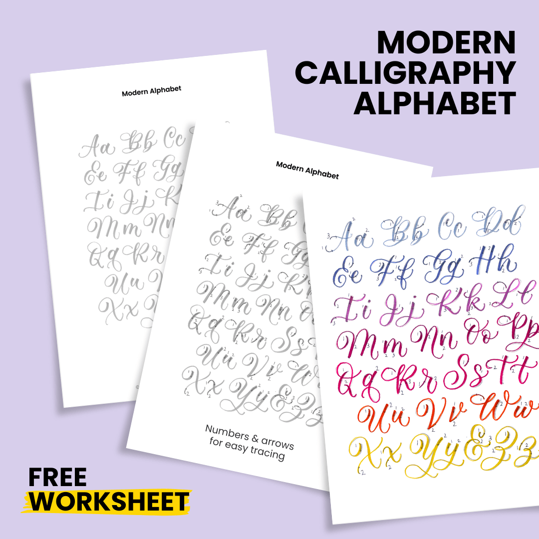 Beth Style Calligraphy Standard Worksheet The Postman S Knock
