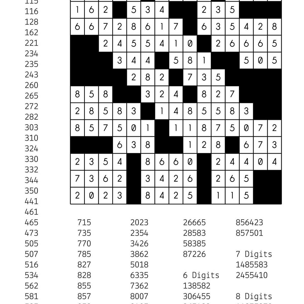 7 Number Fill In Puzzles Ideas Fill In Puzzles Puzzles Printable Puzzles