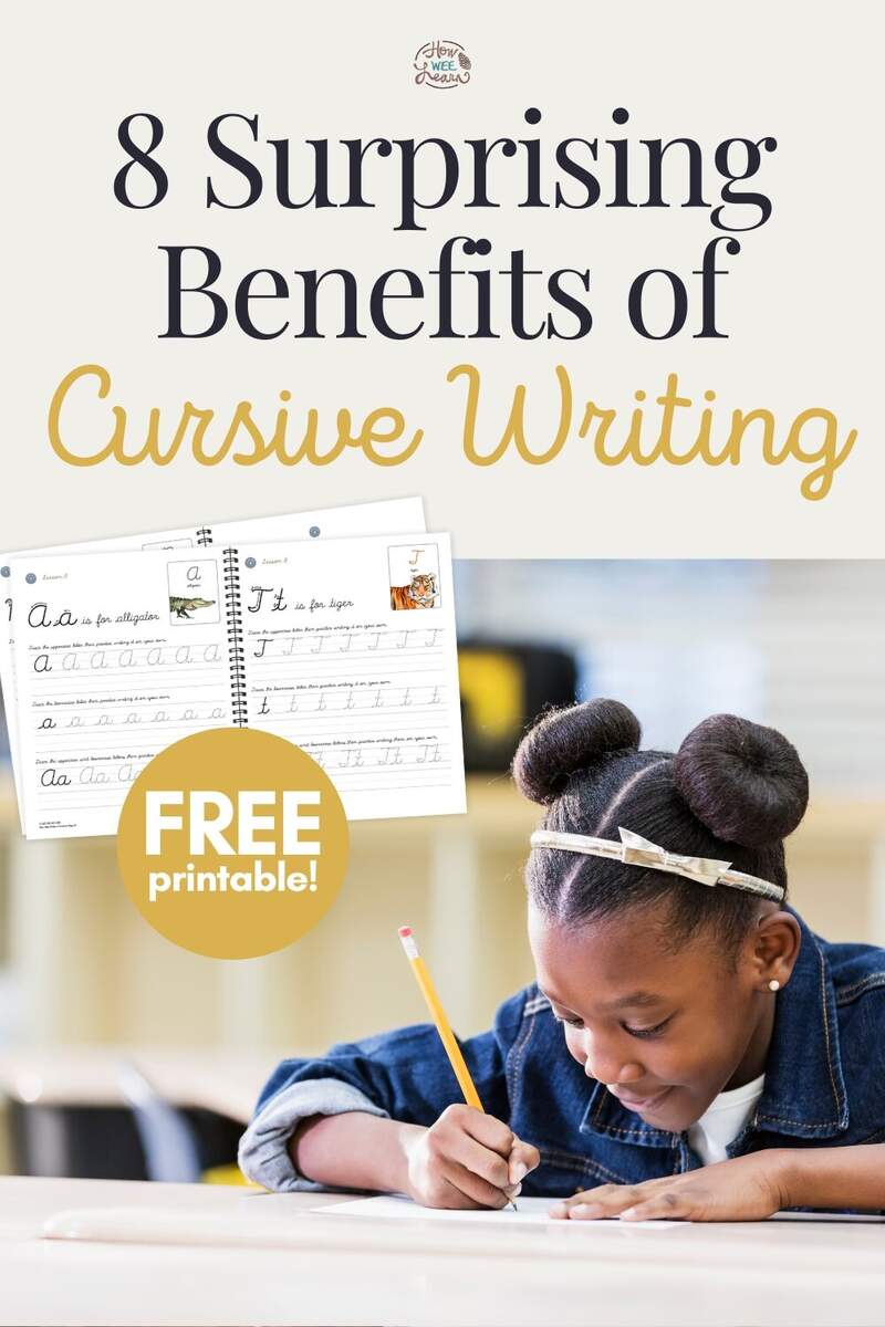8 Surprising Benefits Of Cursive Writing How Wee Learn