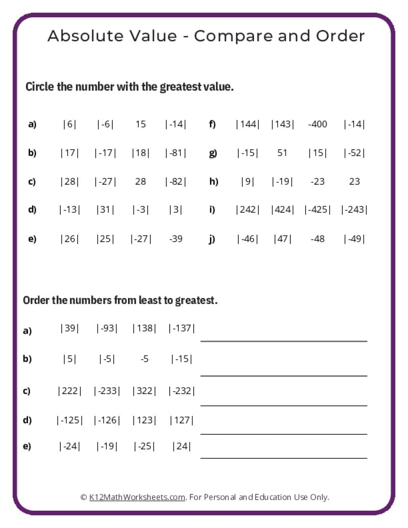 Adding And Subtracting Negative Numbers