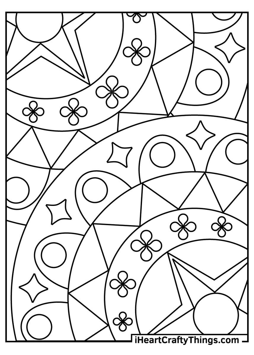 Abstract Coloring Pages 100 Free Printables