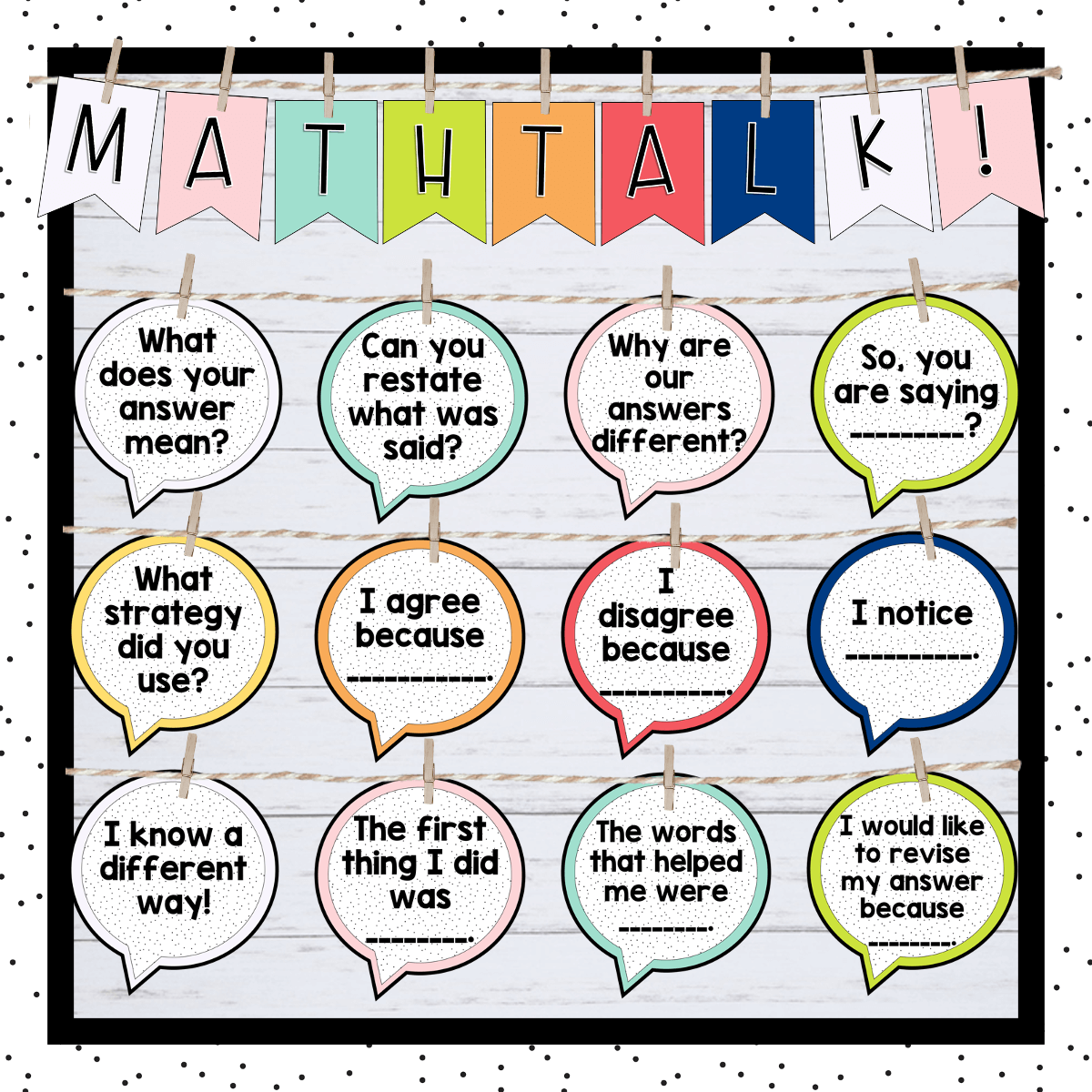Accountable Talk Bulletin Display Stephanie Nash