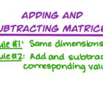 Adding And Subtracting Matrices Expii
