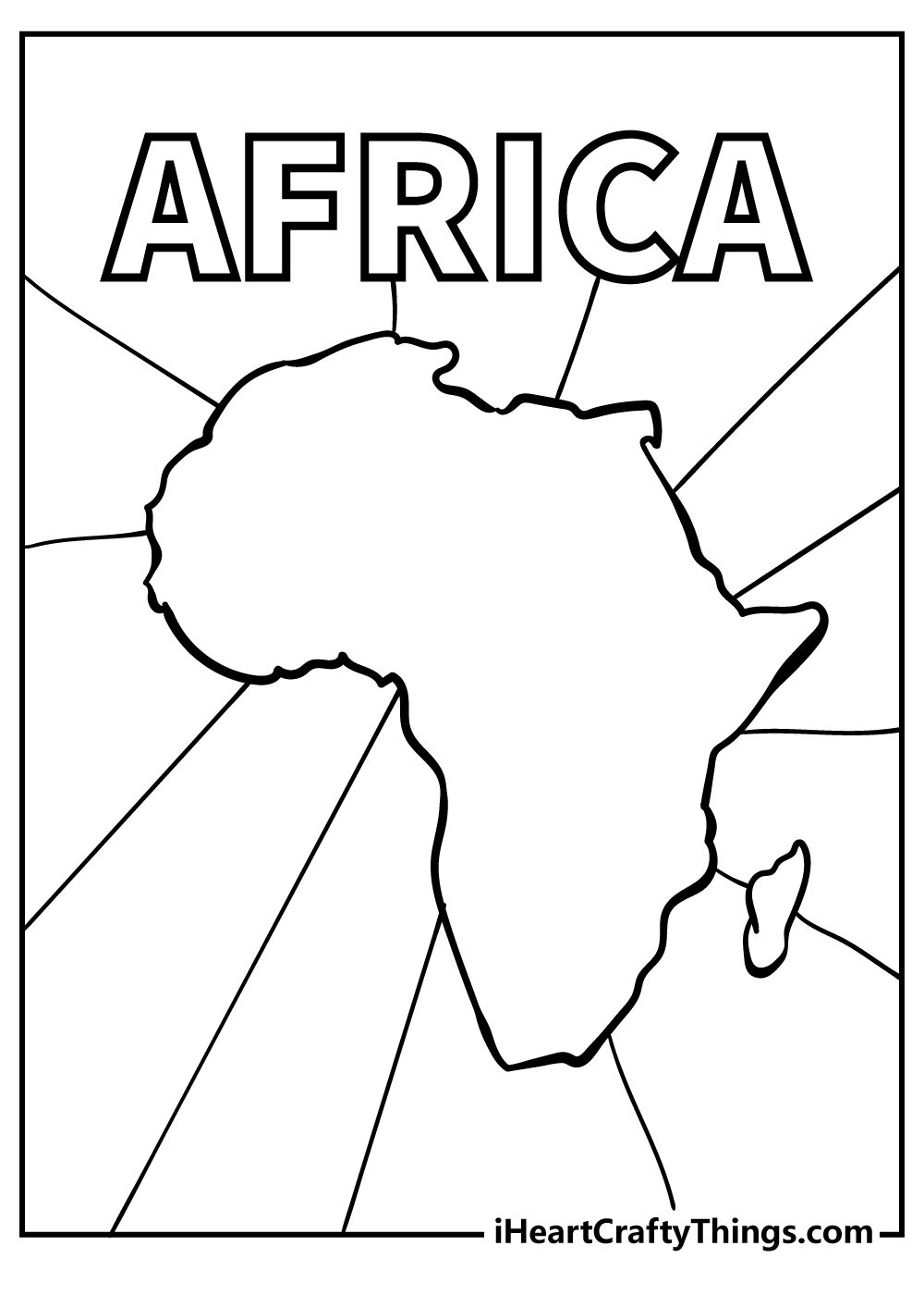 Africa Coloring Pages 100 Free Printables Africa Coloring Pages 100 Free Printables