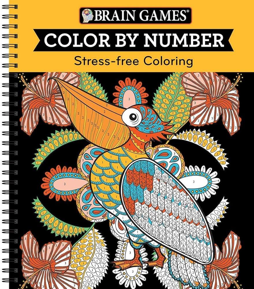 Amazon Brain Games Color By Number Stress Free Coloring Orange 9781680227710 Publications International Ltd Brain Games Books Amazon Brain Games Color By Number Stress Free Coloring Orange 9781680227710 Publications International Ltd Brain Games Books