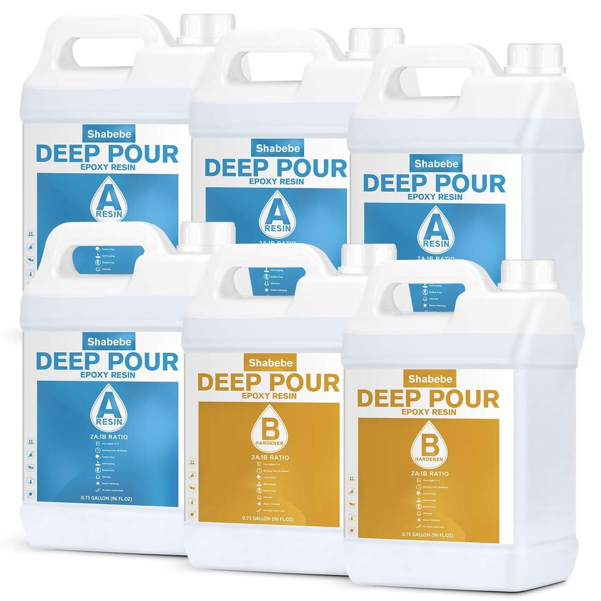 Amazon Deep Pour Epoxy Resin 4 5 Gallon 2 To 4 Inch Depth Clear Epoxy Resin Kit Bubble Free Low Odor 2 1 Casting For Table Top Countertop River Table Wood Filler Bar Top Amazon Deep Pour Epoxy Resin 4 5 Gallon 2 To 4 Inch Depth Clear Epoxy Resin Kit Bubble Free Low Odor 2 1 Casting For Table Top Countertop River Table Wood Filler Bar Top