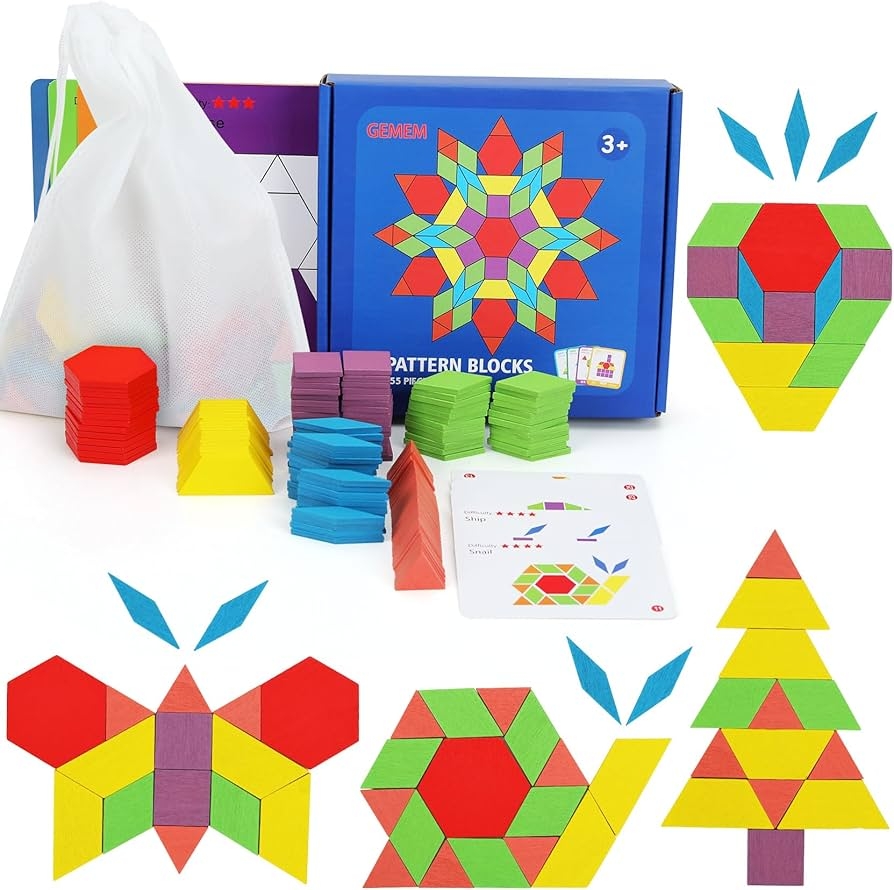 Amazon GEMEM 155 Pcs Wooden Pattern Blocks Set Geometric Shape Puzzle Kindergarten Classic Educational Montessori Tangram Toys For Kids Ages 4 8 With 24 Pcs Design Cards Toys Games Amazon GEMEM 155 Pcs Wooden Pattern Blocks Set Geometric Shape Puzzle Kindergarten Classic Educational Montessori Tangram Toys For Kids Ages 4 8 With 24 Pcs Design Cards Toys Games