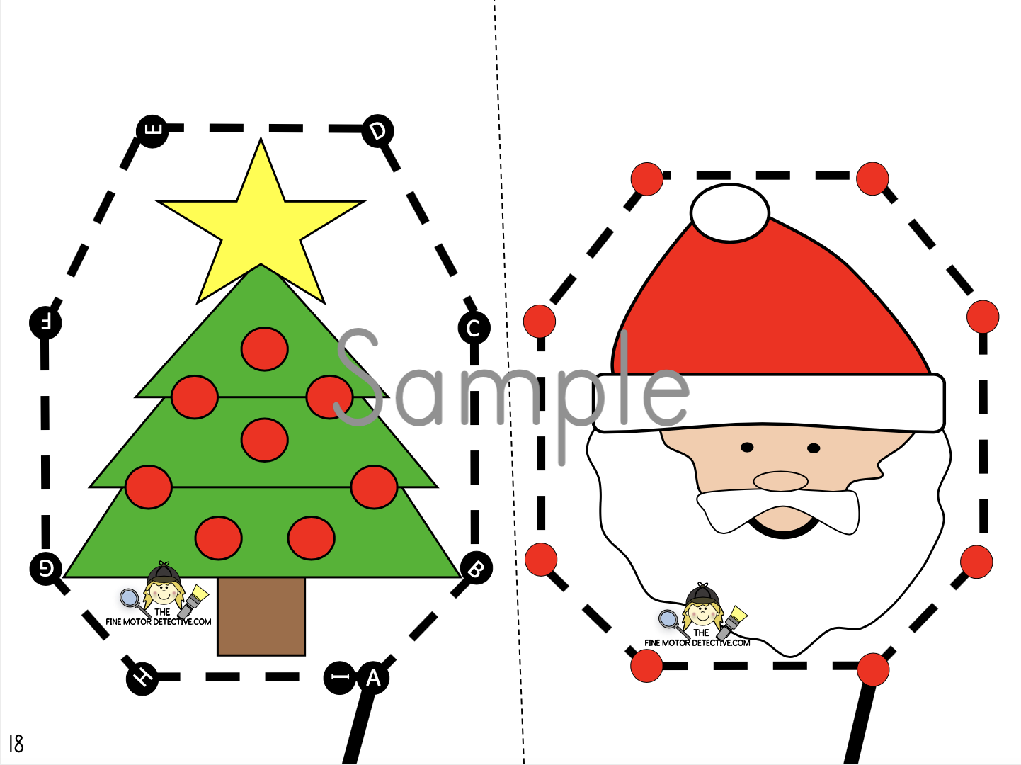 Christmas Cutting Activities The Fine Motor Detective Christmas Cutting Activities The Fine Motor Detective