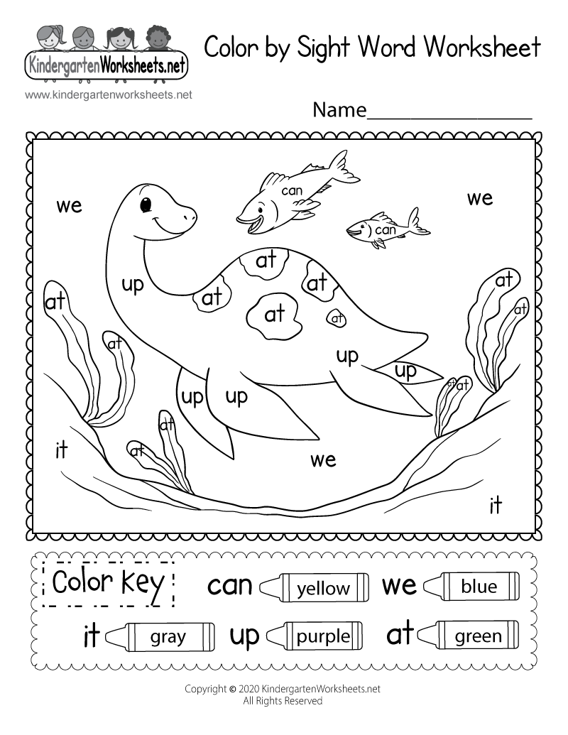 Sight Word Look Worksheet Free Printable Digital PDF