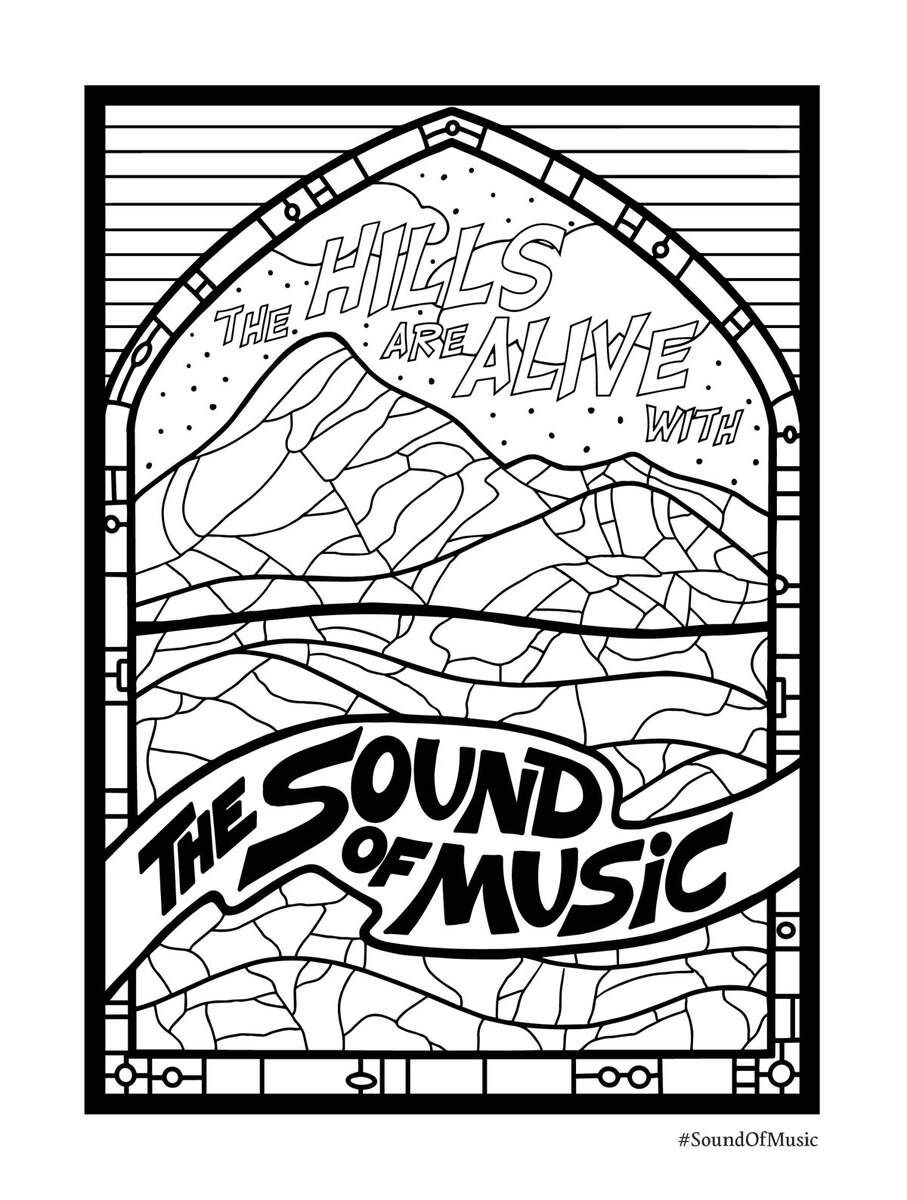 Coloring Sheets Rodgers Hammerstein