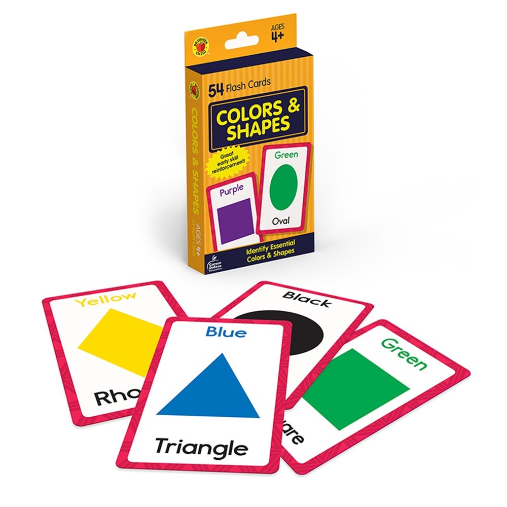 Colors And Shapes Flash Cards 54 Cards CD 0769646891 Carson Dellosa Education Resources Colors And Shapes Flash Cards 54 Cards CD 0769646891 Carson Dellosa Education Resources