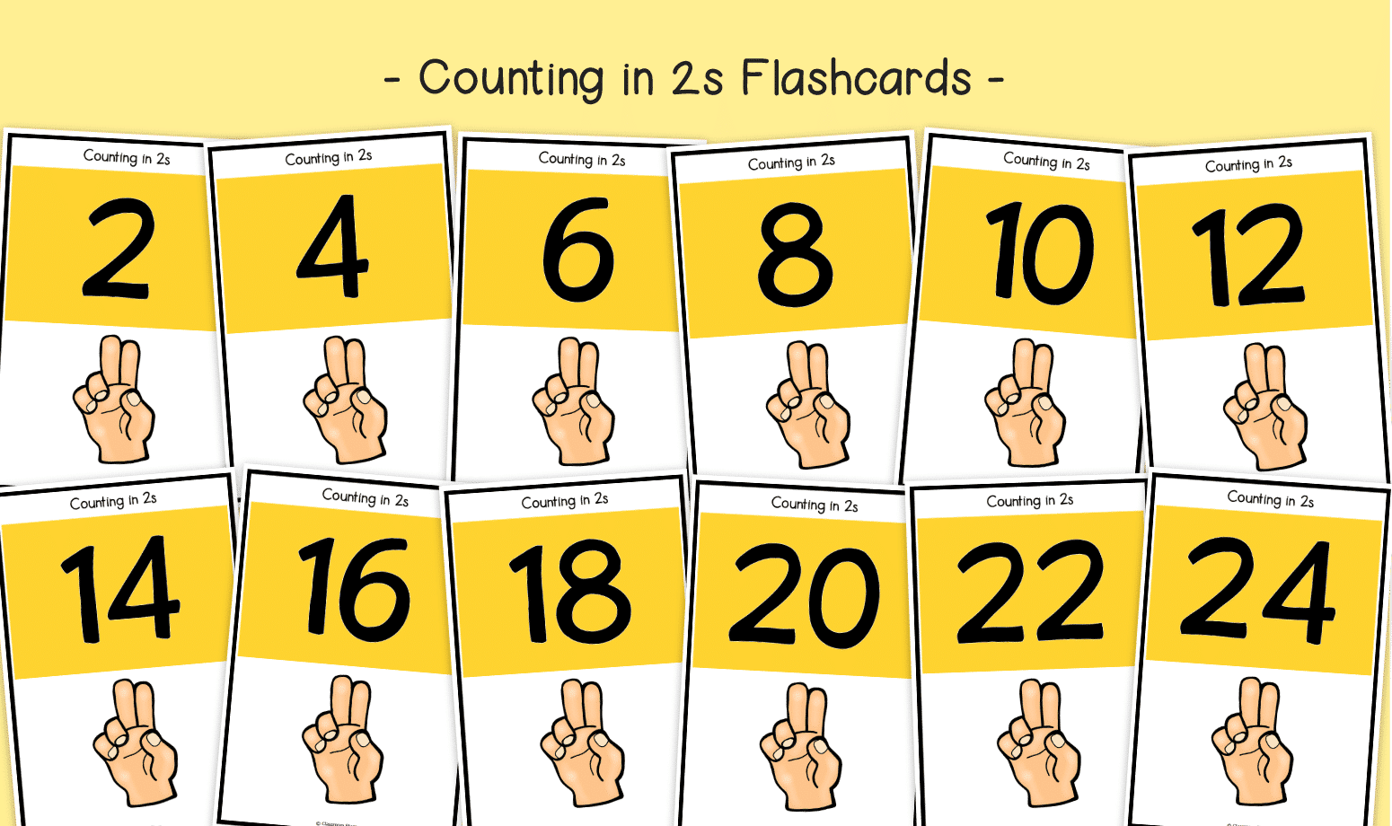 Counting In 2s Flashcards KS1 KS2 Number Place Value Primary Maths Counting In 2s Flashcards KS1 KS2 Number Place Value Primary Maths