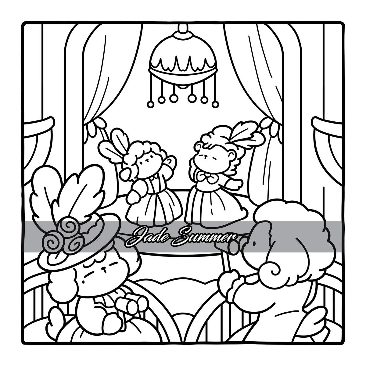 Cozy Eras Coloring Book Jade Summer Spooky Moments Coloring Book Jade Summer