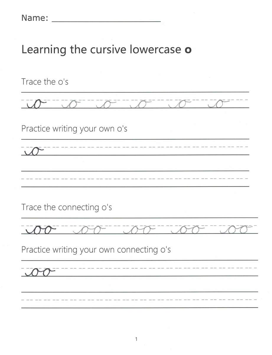 Cursive O How To Write A Lowercase O In Cursive Cursive O How To Write A Lowercase O In Cursive