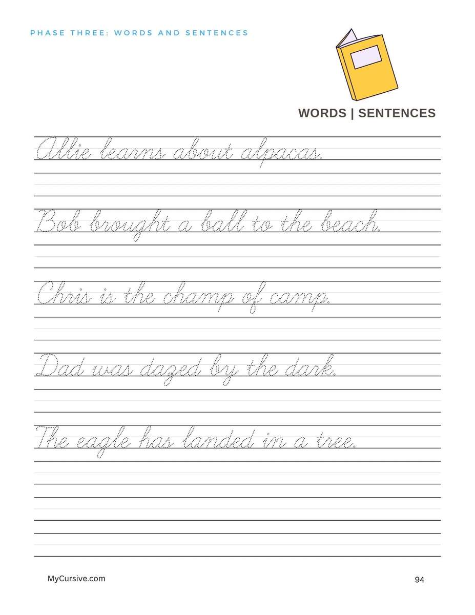 Cursive Sentences Free Worksheets For Practice 2025 My Favorite Sentence For Cursive Practice R Threebodyproblem