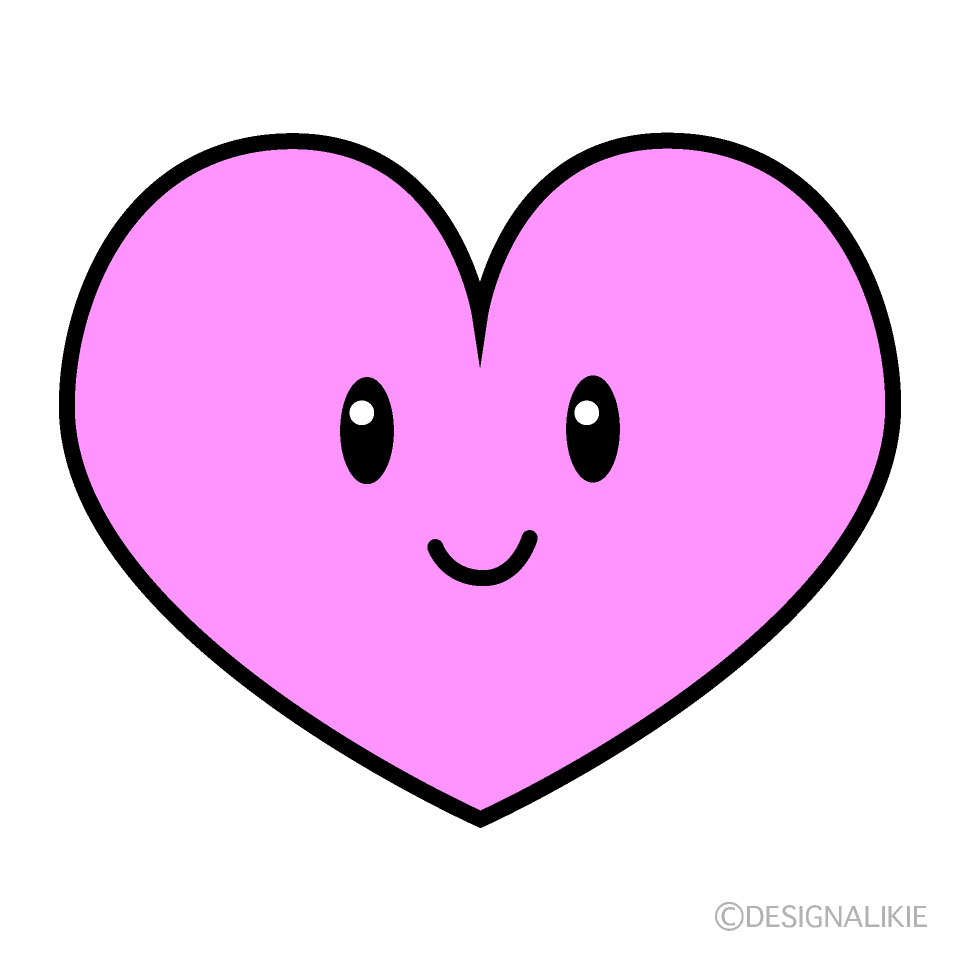 Cute Heart Clip Art Free PNG Image Illustoon