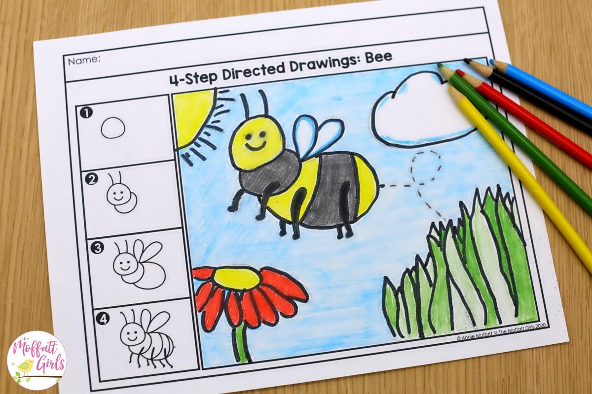 Directed Drawings For Kids And FREEBIE Directed Drawings For Kids And FREEBIE
