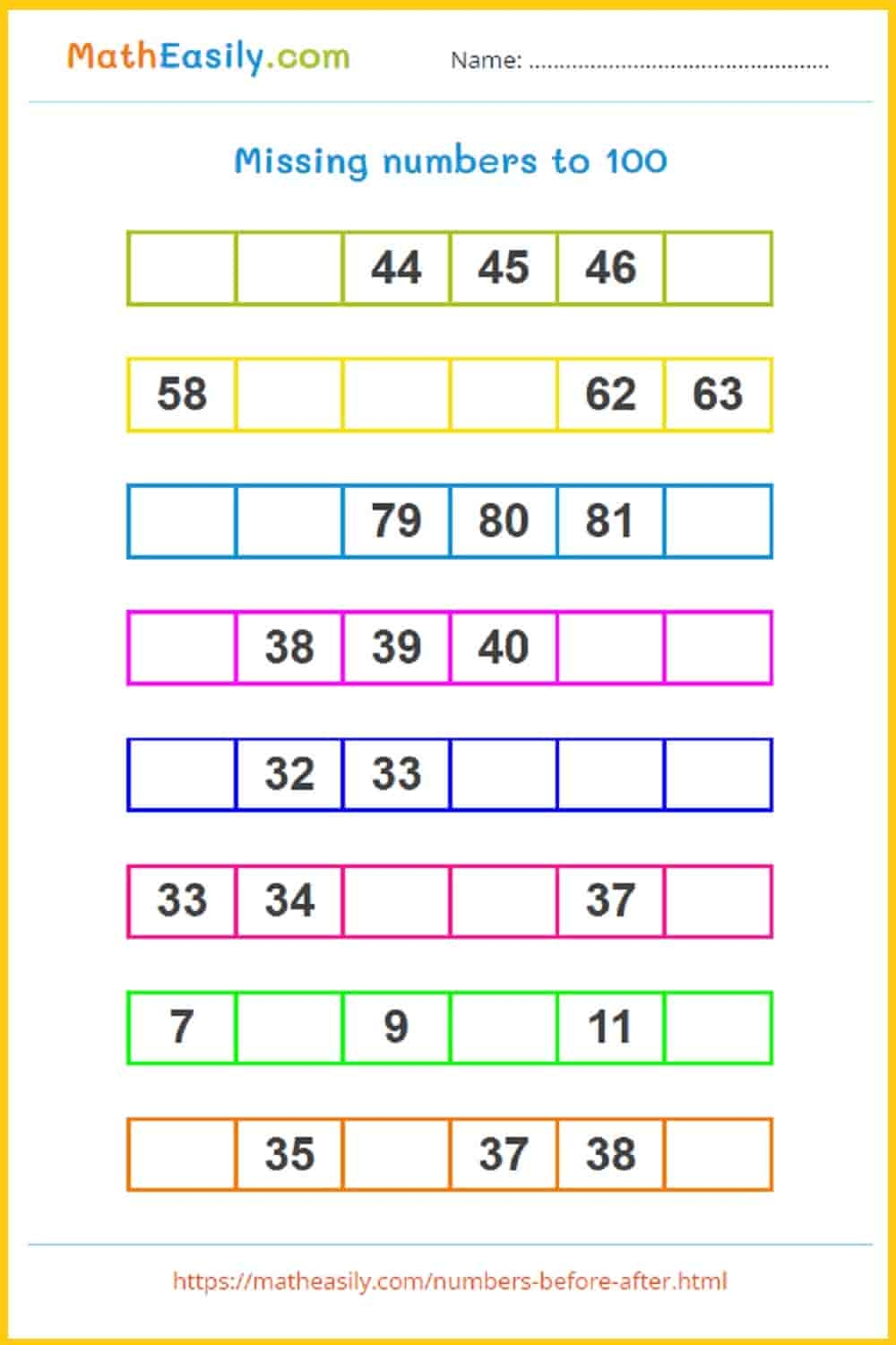 Discover Fun And Engaging Missing Number Worksheets 1 100 For Kids Discover Fun And Engaging Missing Number Worksheets 1 100 For Kids