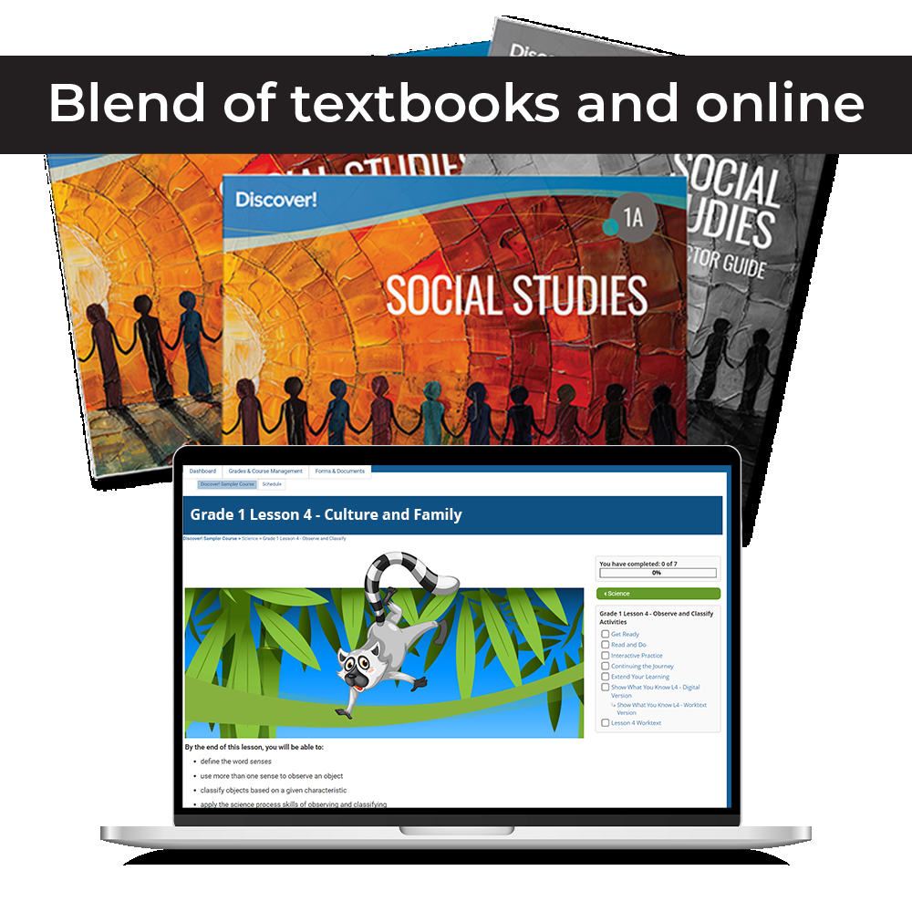 Discover Social Studies 1st Grade Blended Set Curriculum Express