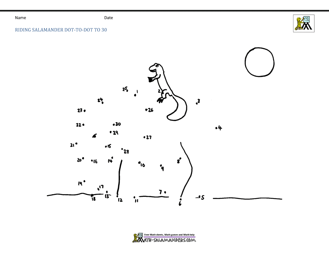 Dot To Dot Worksheets Numbers 1 To 20 Free Printable The Activity Mom