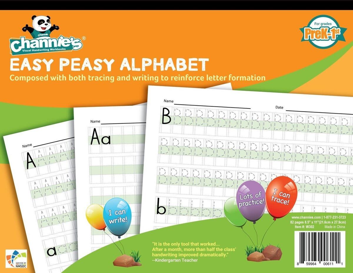 Easy Peasy Alphabet Improve Handwriting Channies