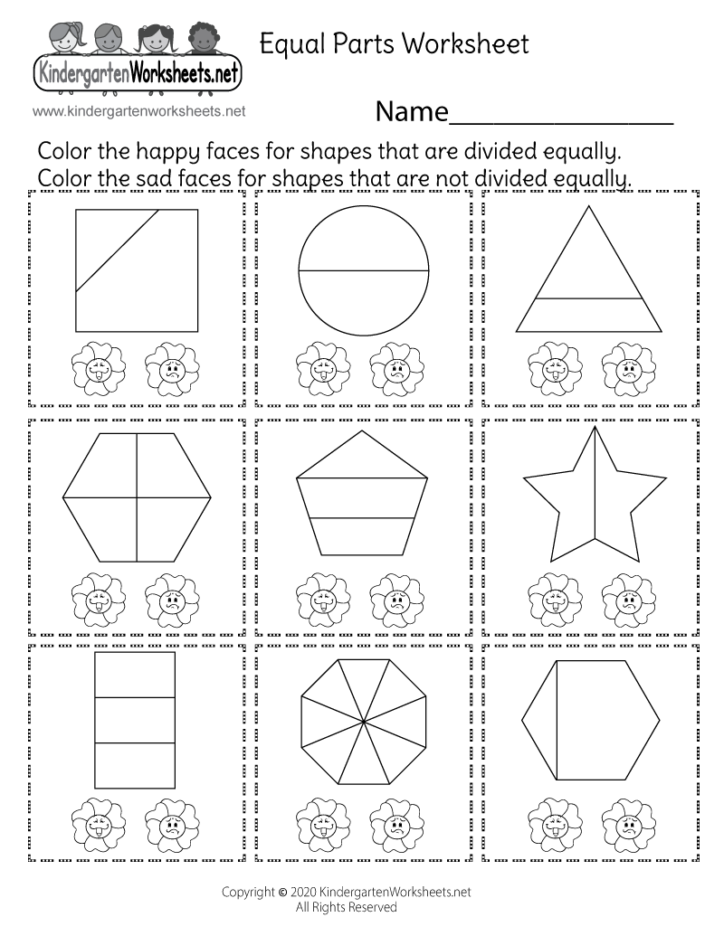 Equal Parts Worksheet Free Printable Digital PDF Worksheets Library Equal And Unequal Parts Worksheet Worksheets Library