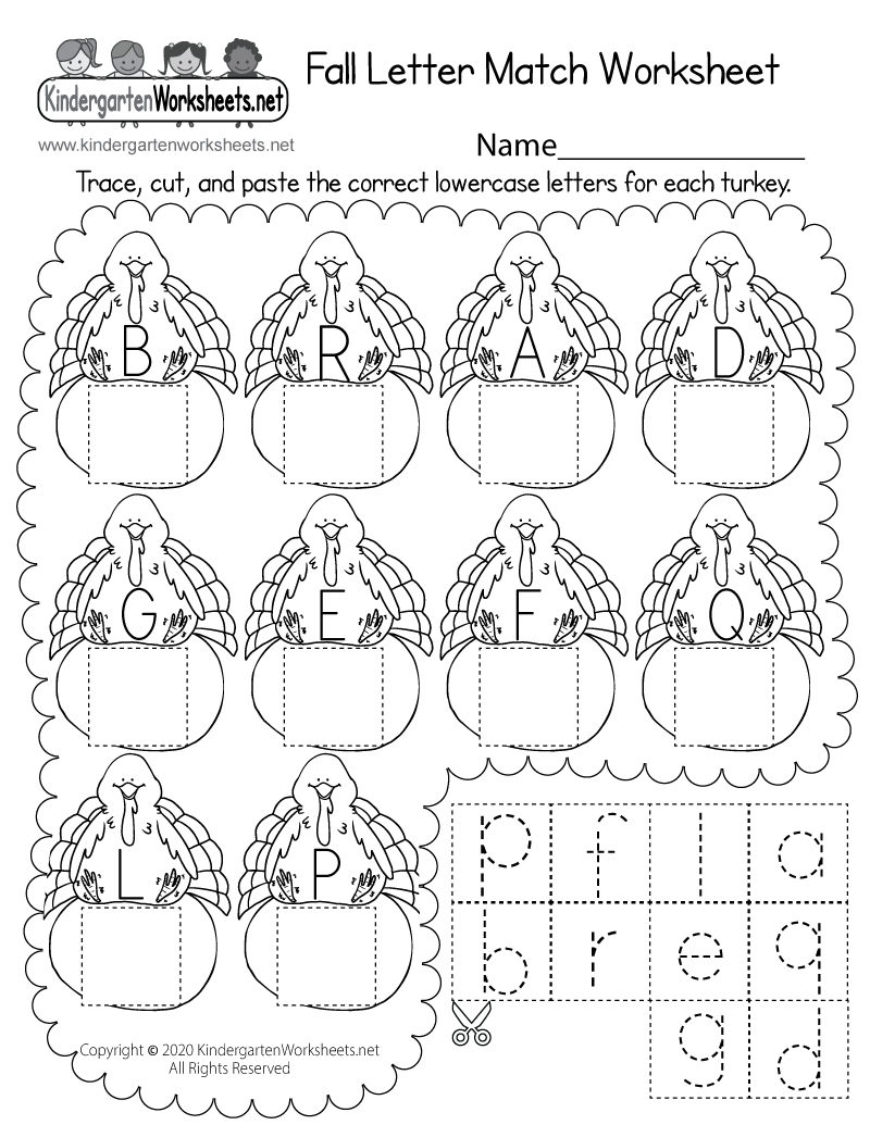 Fall Letter Match Worksheet Free Printable Digital PDF Fall Letter Match Worksheet Free Printable Digital PDF