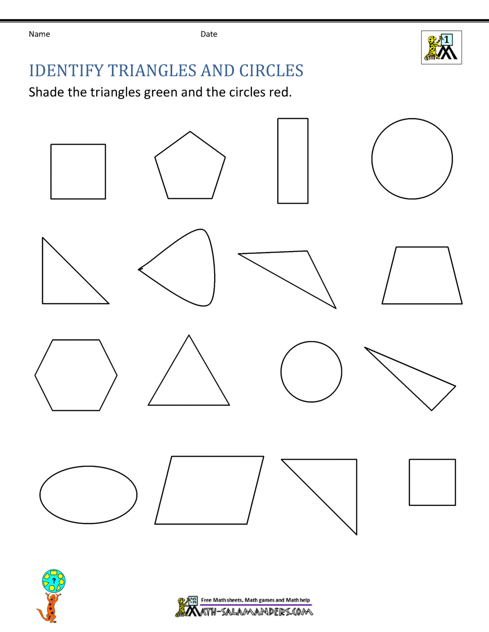 First Grade Geometry