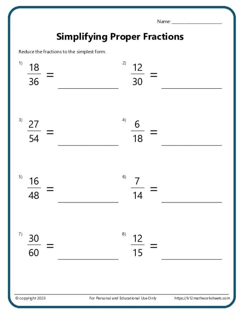 Fun Math Fraction Worksheets For 3rd Graders Made By Teachers