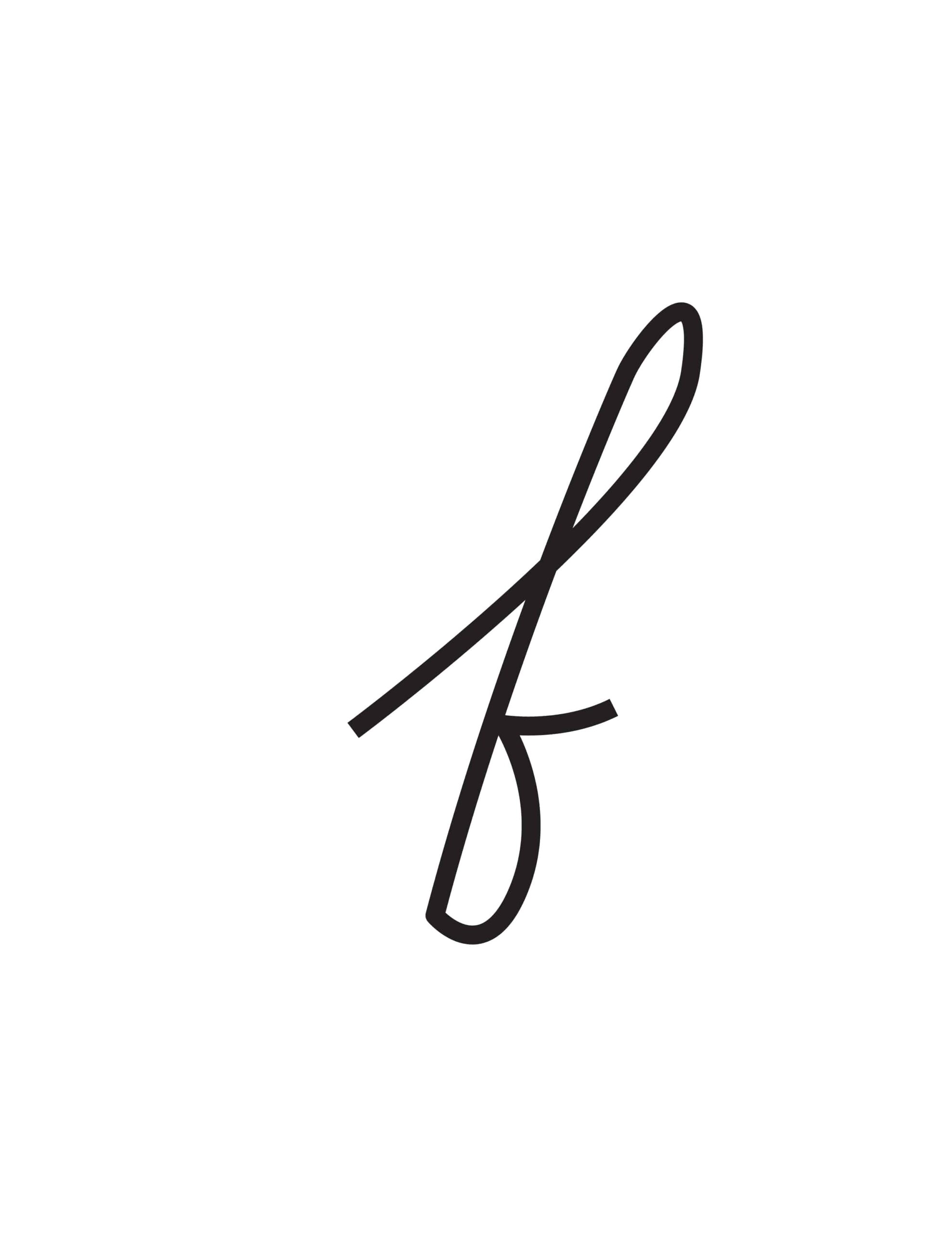 Free Cursive Letters Printable Lowercase F Free Cursive Letters Printable Lowercase F