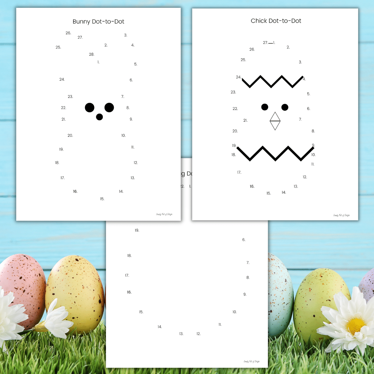Easter Egg Tree Dot Dot Puzzle Stock Vector Royalty Free 1640705359 Shutterstock
