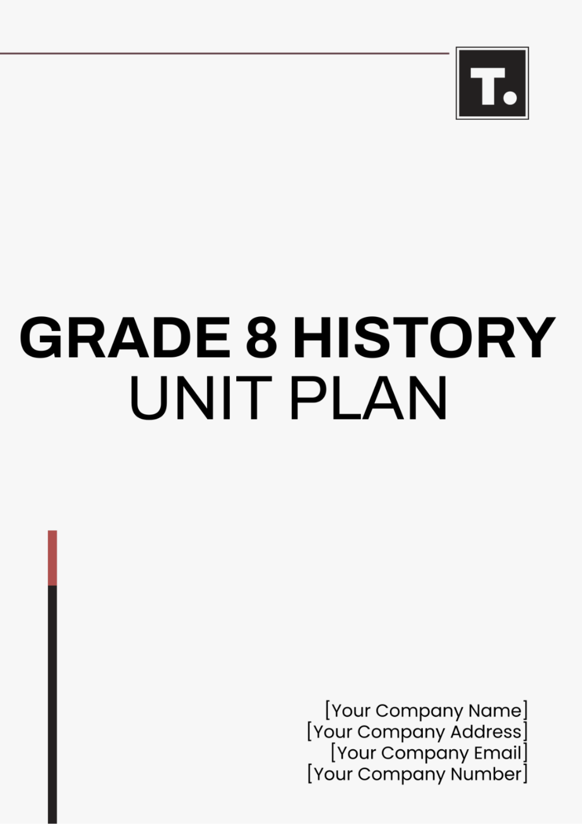 Free Grade 8 History Unit Plan Template To Edit Online