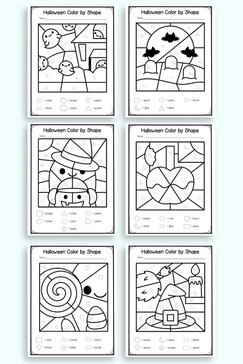 Coloring And Printable Shapes 2D Worksheets For Grade 1 2 3 Made By Teachers